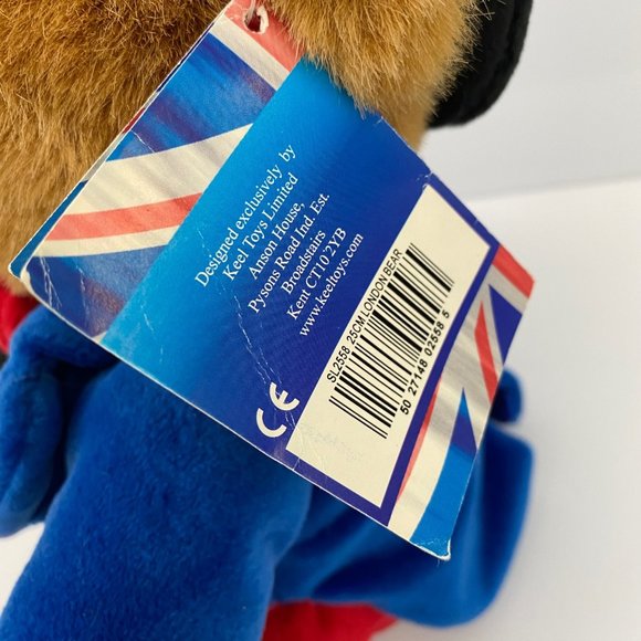 Keel Toys Simply Soft Collection London Bear Plush - Picture 5 of 10
